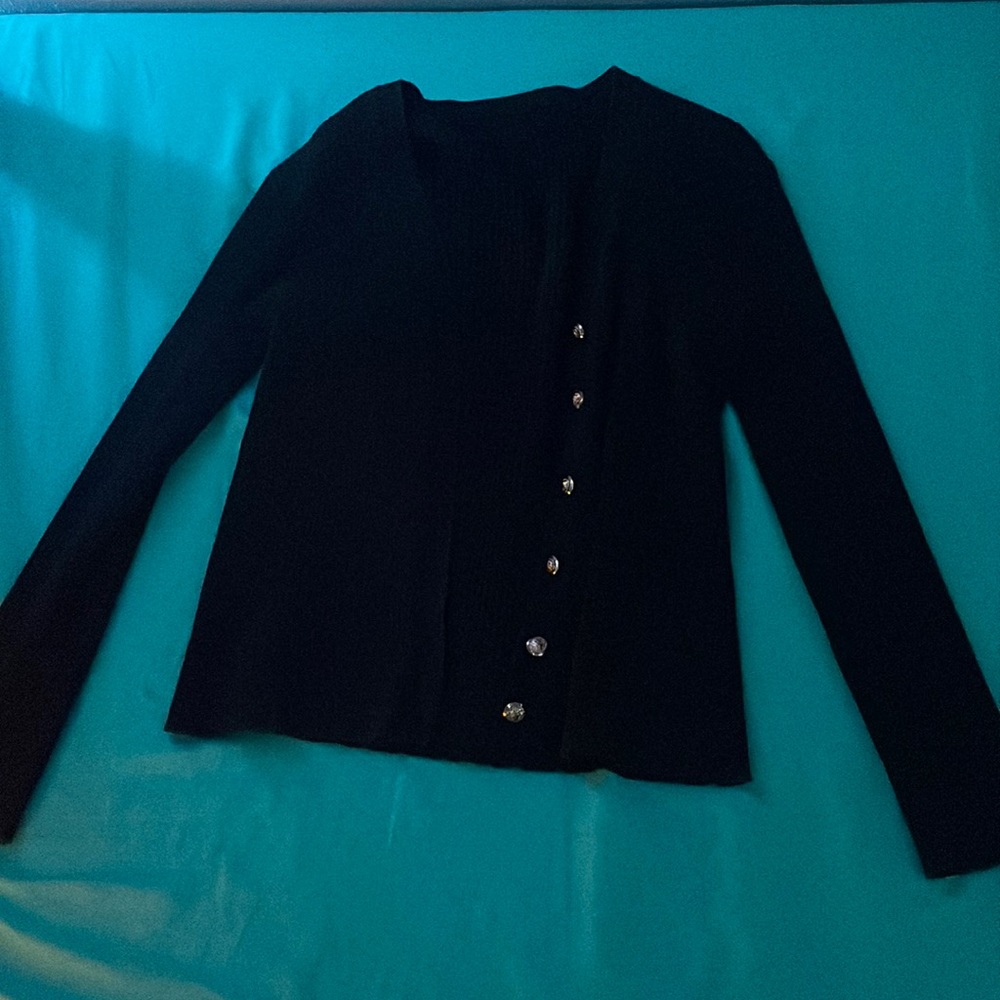BLACK WOMENS CARDIGAN